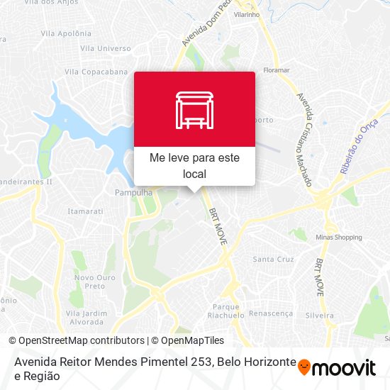 Avenida Reitor Mendes Pimentel 253 mapa