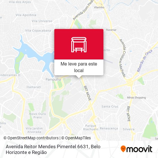Avenida Reitor Mendes Pimentel 6631 mapa