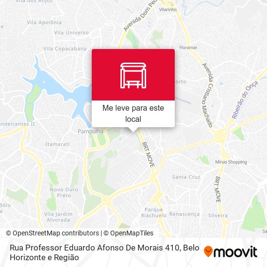 Rua Professor Eduardo Afonso De Morais 410 mapa