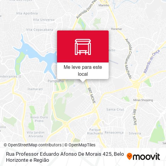 Rua Professor Eduardo Afonso De Morais 425 mapa