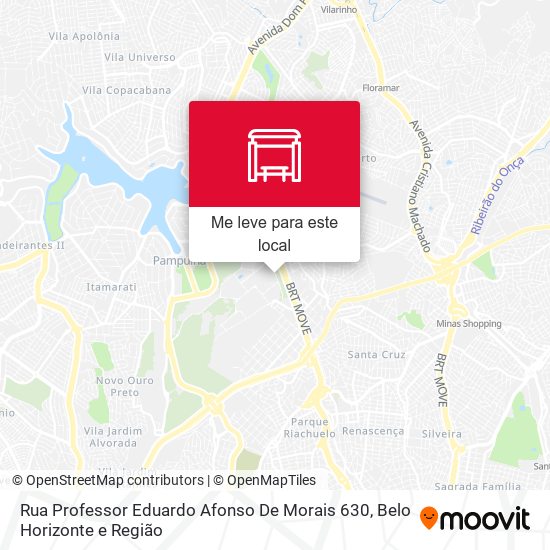 Rua Professor Eduardo Afonso De Morais 630 mapa