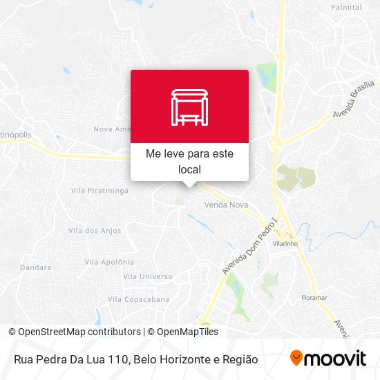 Rua Pedra Da Lua 110 mapa