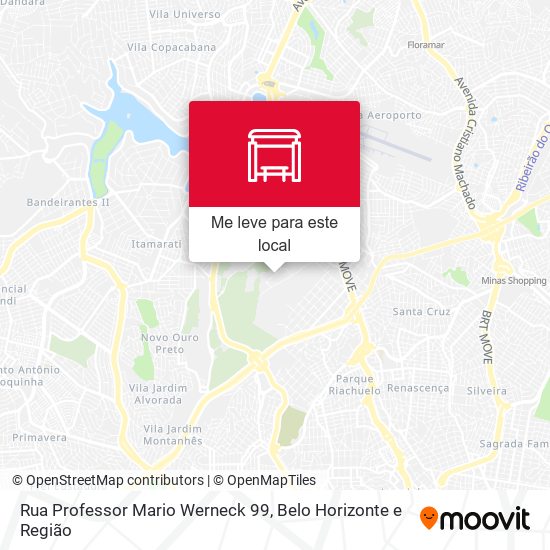 Rua Professor Mario Werneck 99 mapa