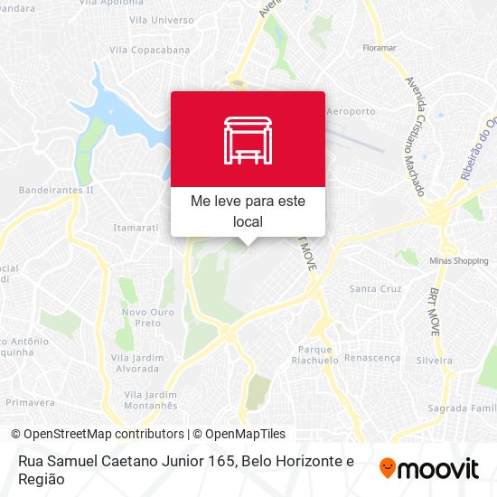 Rua Samuel Caetano Junior 165 mapa