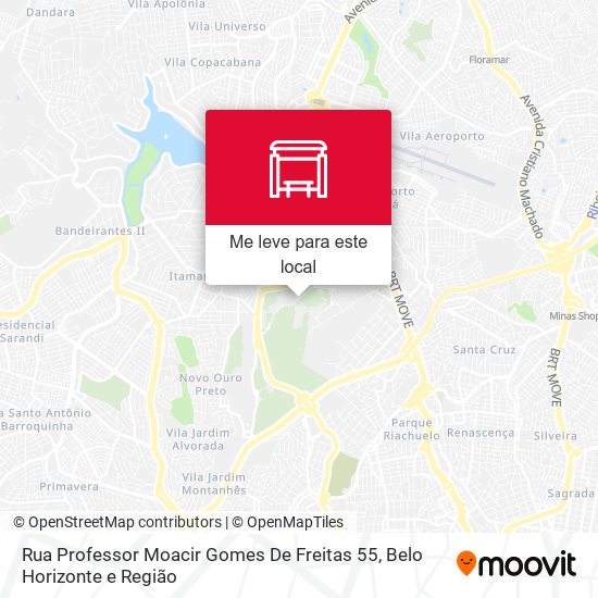 Rua Professor Moacir Gomes De Freitas 55 mapa