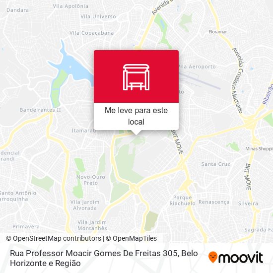 Rua Professor Moacir Gomes De Freitas 305 mapa