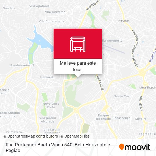 Rua Professor Baeta Viana 540 mapa