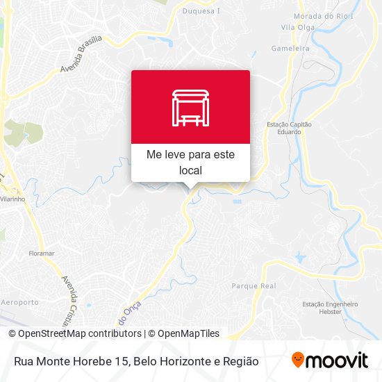 Rua Monte Horebe 15 mapa