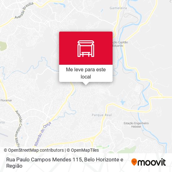 Rua Paulo Campos Mendes 115 mapa