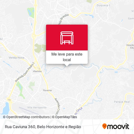 Rua Caviuna 360 mapa