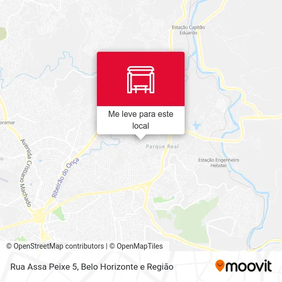 Rua Assa Peixe 5 mapa