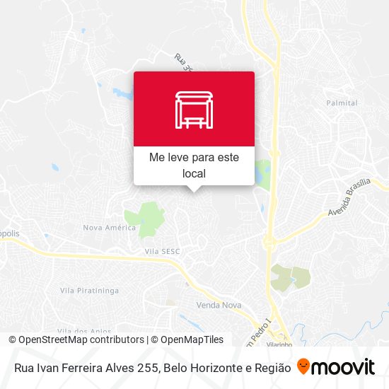 Rua Ivan Ferreira Alves 255 mapa