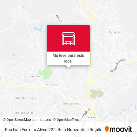 Rua Ivan Ferreira Alves 722 mapa