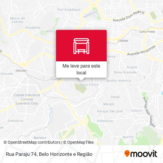 Rua Paraju 74 mapa