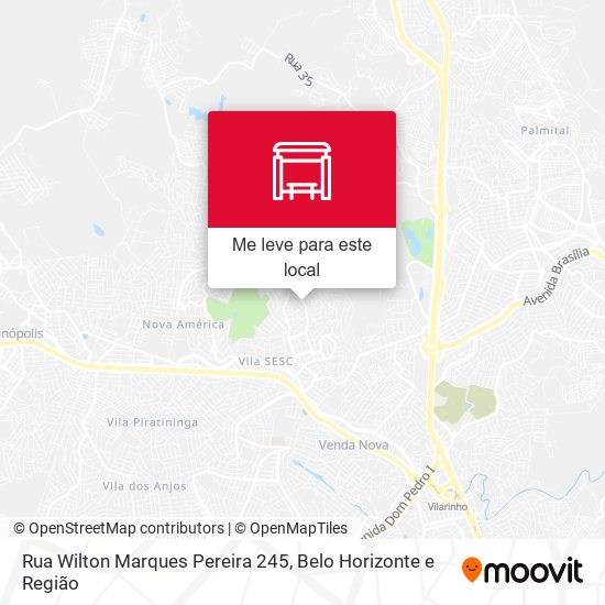 Rua Wilton Marques Pereira 245 mapa