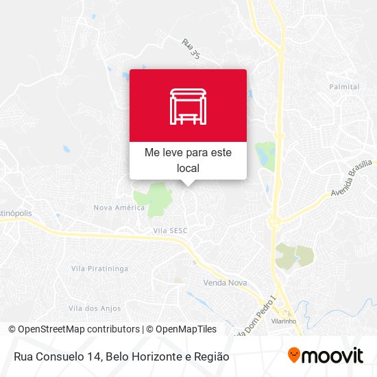 Rua Consuelo 14 mapa