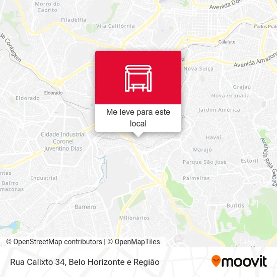 Rua Calixto 34 mapa