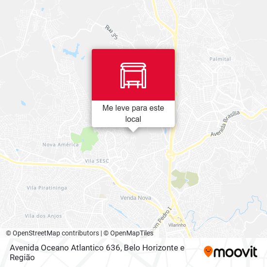 Avenida Oceano Atlantico 636 mapa