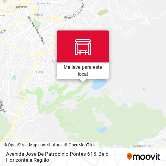 Avenida Jose De Patrocinio Pontes 615 mapa