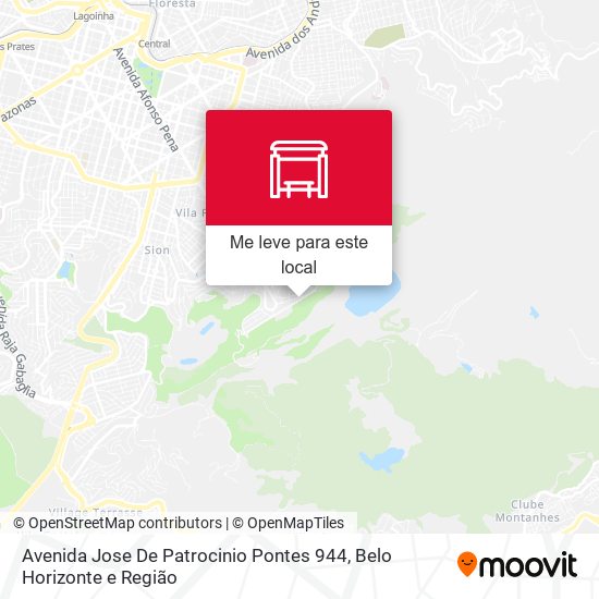 Avenida Jose De Patrocinio Pontes 944 mapa