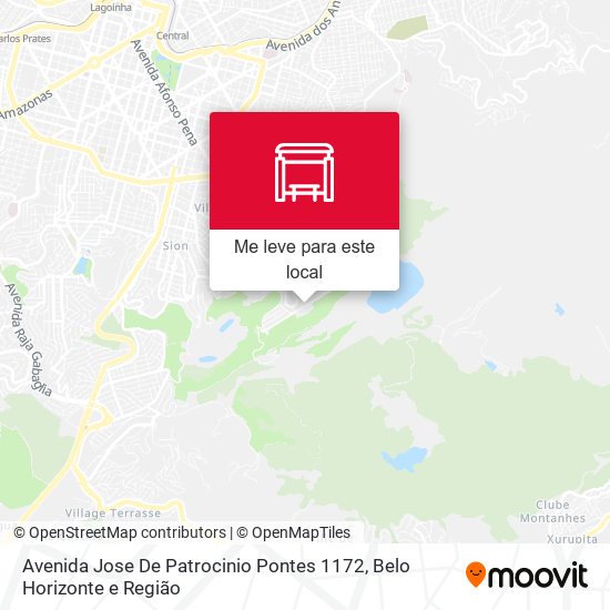 Avenida Jose De Patrocinio Pontes 1172 mapa