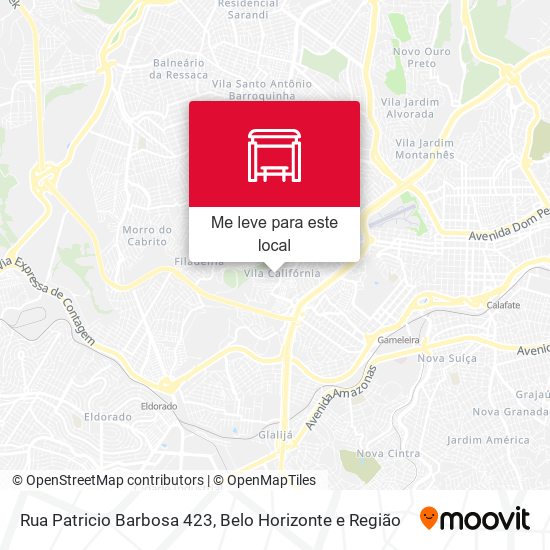 Rua Patricio Barbosa 423 mapa