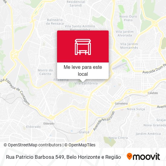 Rua Patricio Barbosa 549 mapa