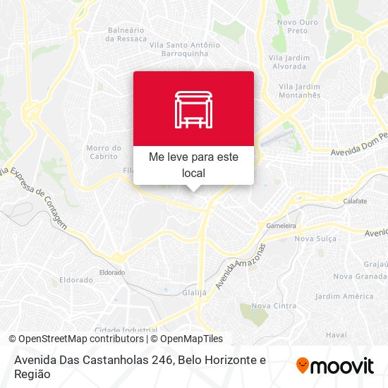 Avenida Das Castanholas 246 mapa