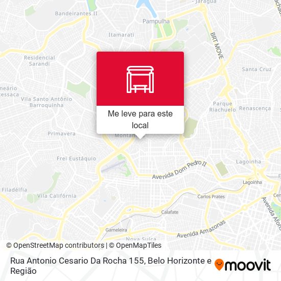 Rua Antonio Cesario Da Rocha 155 mapa