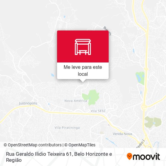 Rua Geraldo Ilidio Teixeira 61 mapa