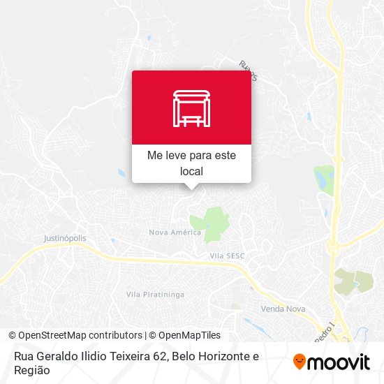 Rua Geraldo Ilidio Teixeira 62 mapa
