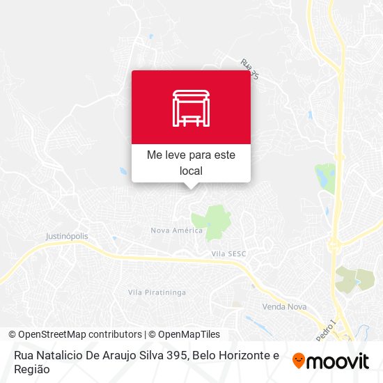 Rua Natalicio De Araujo Silva 395 mapa
