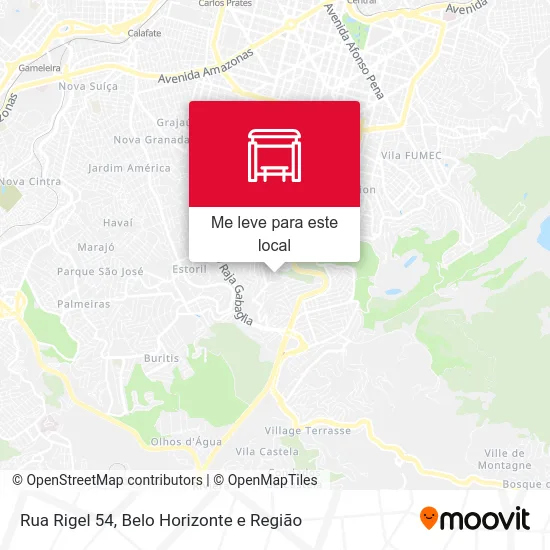 Rua Rigel 54 mapa