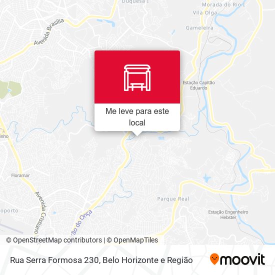 Rua Serra Formosa 230 mapa