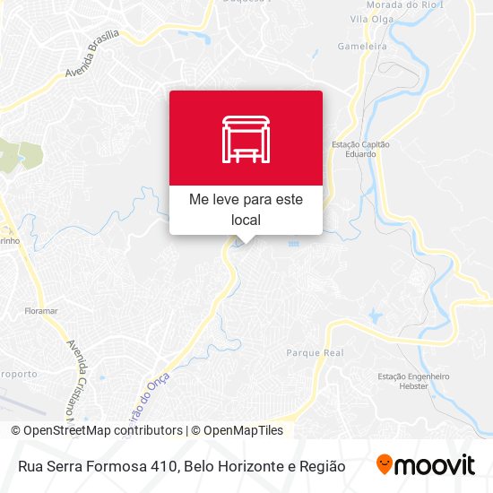 Rua Serra Formosa 410 mapa