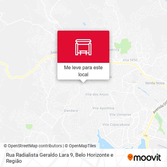 Rua Radialista Geraldo Lara 9 mapa