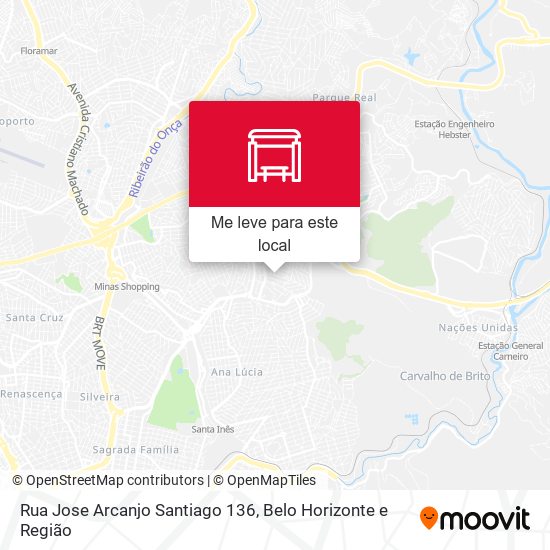 Rua Jose Arcanjo Santiago 136 mapa