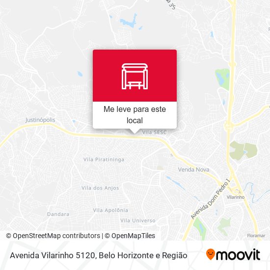 Avenida Vilarinho 5120 mapa