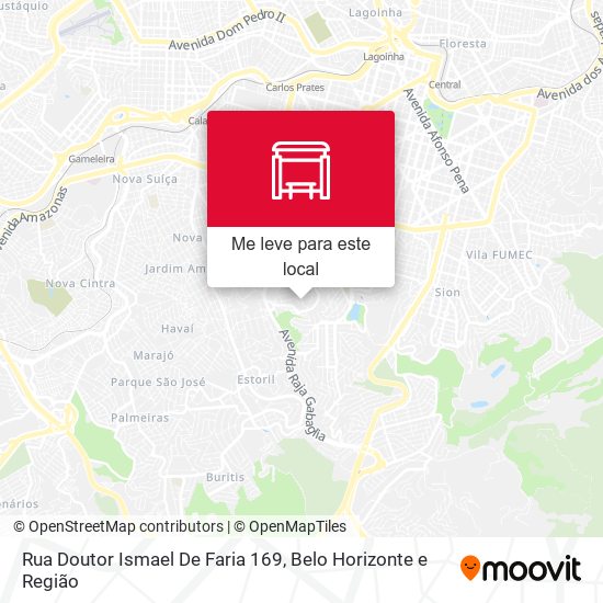 Rua Doutor Ismael De Faria 169 mapa