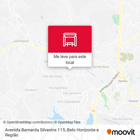 Avenida Bernarda Silvestre 115 mapa