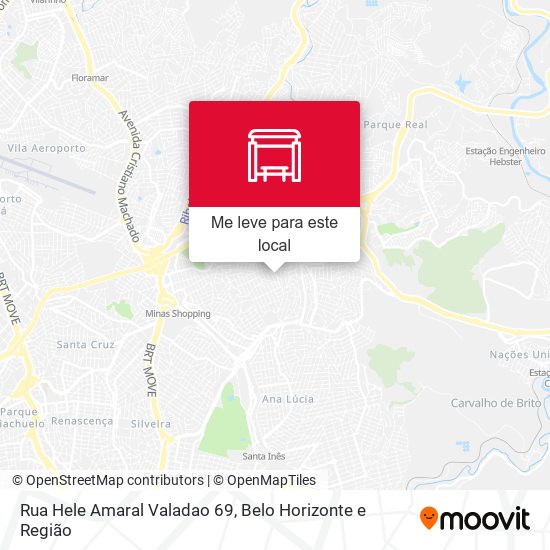 Rua Hele Amaral Valadao 69 mapa