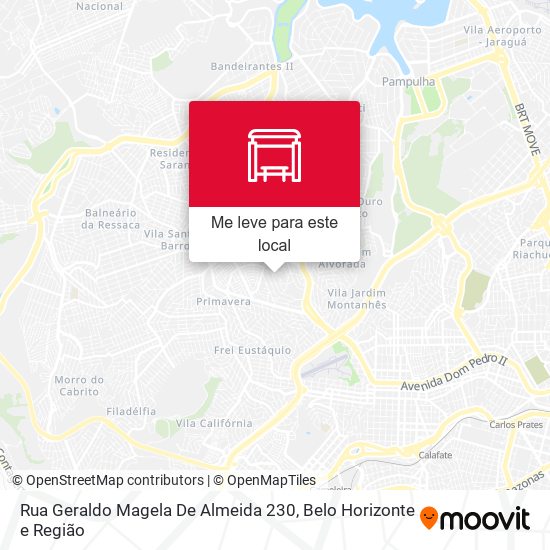 Rua Geraldo Magela De Almeida 230 mapa