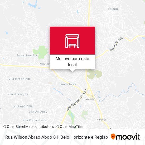 Rua Wilson Abrao Abdo 81 mapa