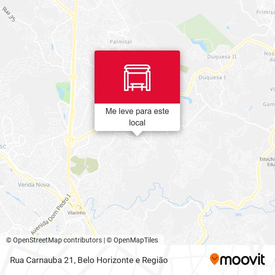 Rua Carnauba 21 mapa