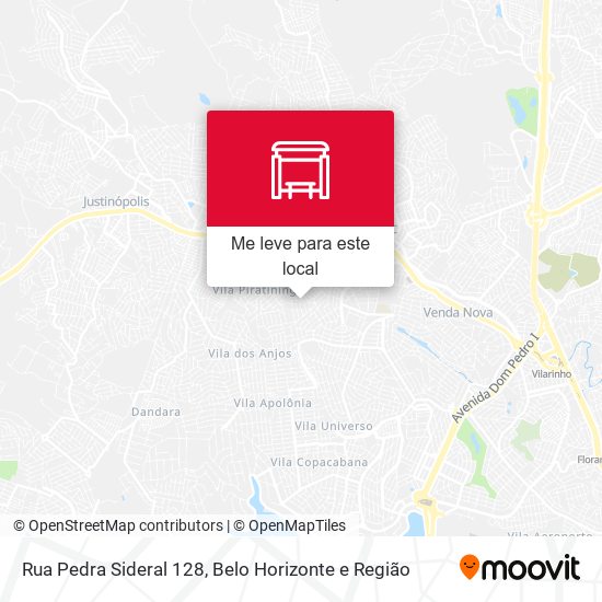 Rua Pedra Sideral 128 mapa