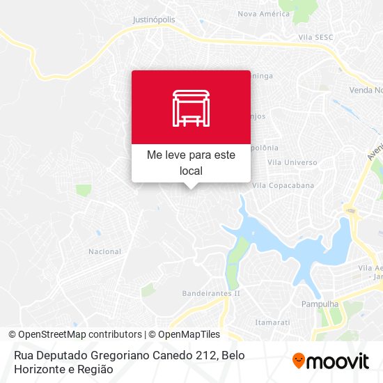 Rua Deputado Gregoriano Canedo 212 mapa