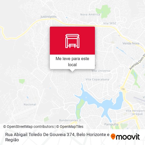 Rua Abigail Toledo De Gouveia 374 mapa