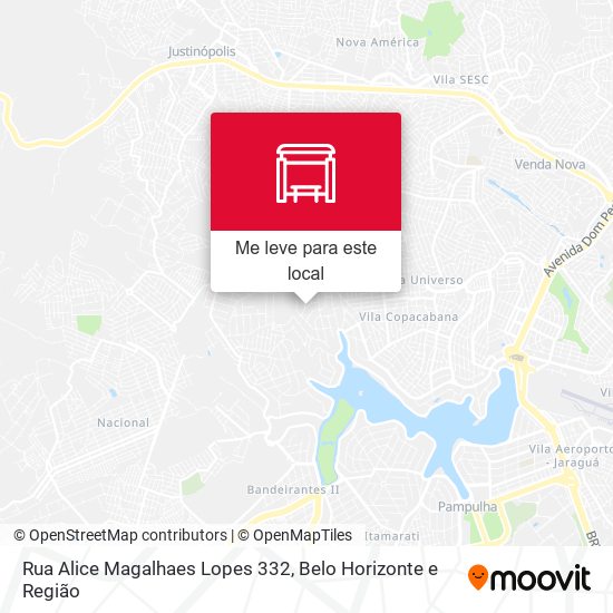 Rua Alice Magalhaes Lopes 332 mapa