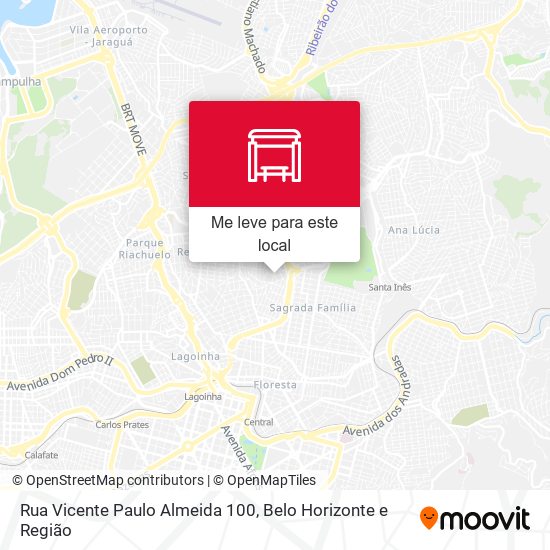 Rua Vicente Paulo Almeida 100 mapa