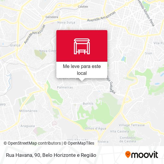 Rua Havana, 90 mapa